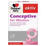 Illustration of the product packaging Doppelherz aktiv Conceptive for Women front view